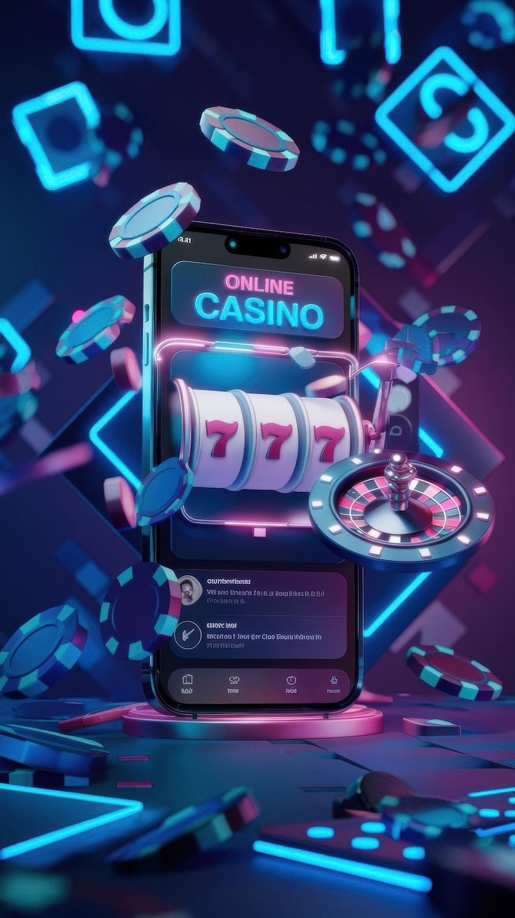 Tampilan grid Bonanza Gold dengan simbol-simbol berwarna cerah